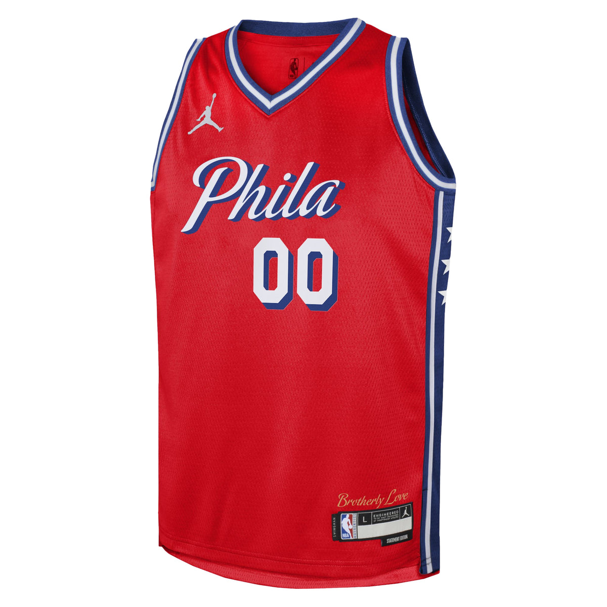 Philadelphia 76ers NBA Jordan Statement Edition Swingman Jersey - Custom - Youth