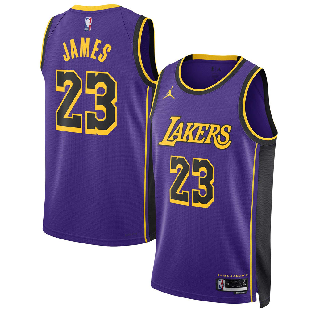 Los Angeles Lakers NBA Jordan Brand Statement Edition Swingman Jersey - LeBron James - Unisex