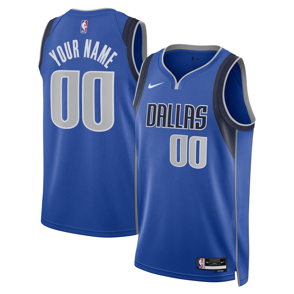 Dallas Mavericks NBA Nike Icon Swingman Jersey - Custom - Unisex