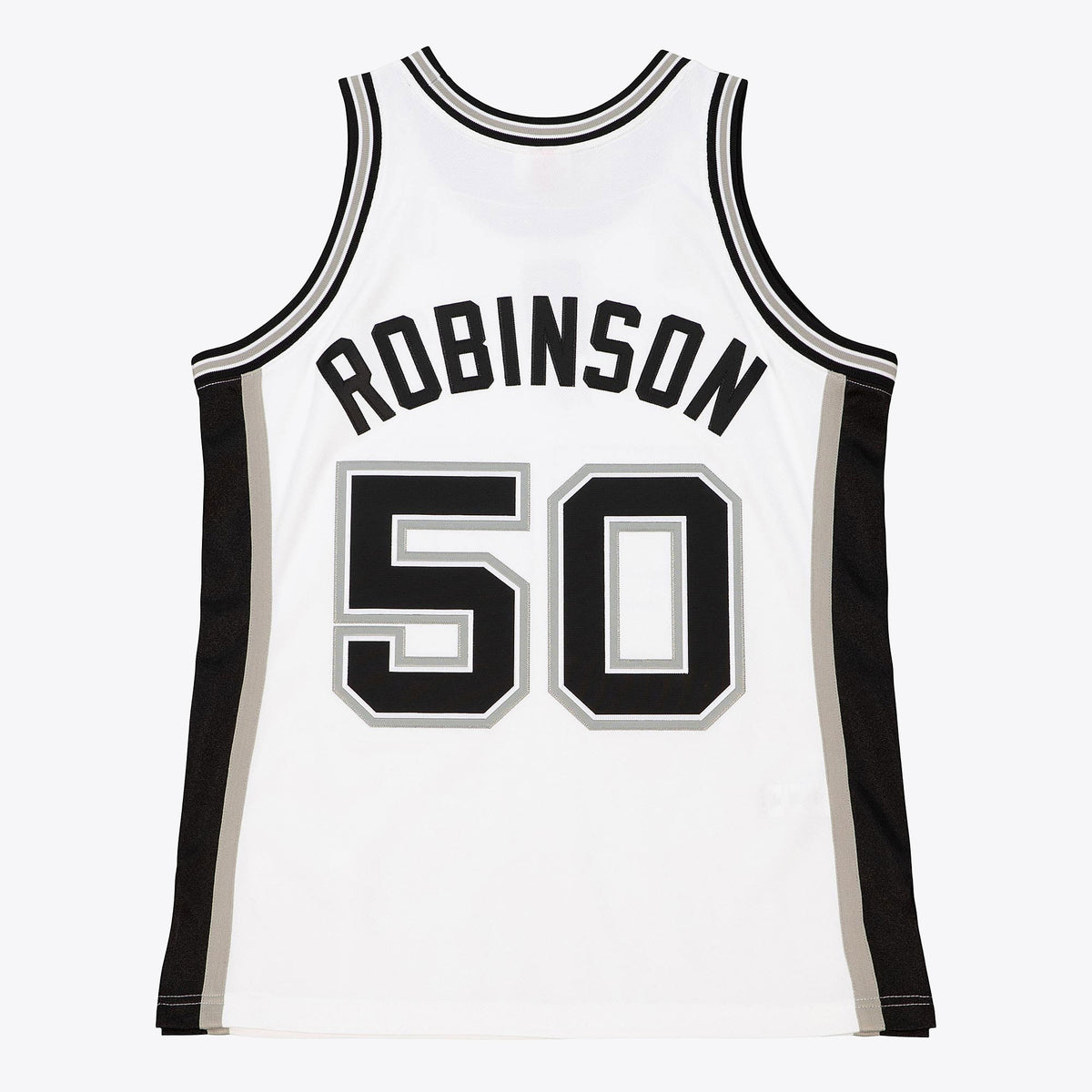 San Antonio Spurs NBA Mitchell & Ness David Robinson 2002 Home Finals Authentic Jersey - White