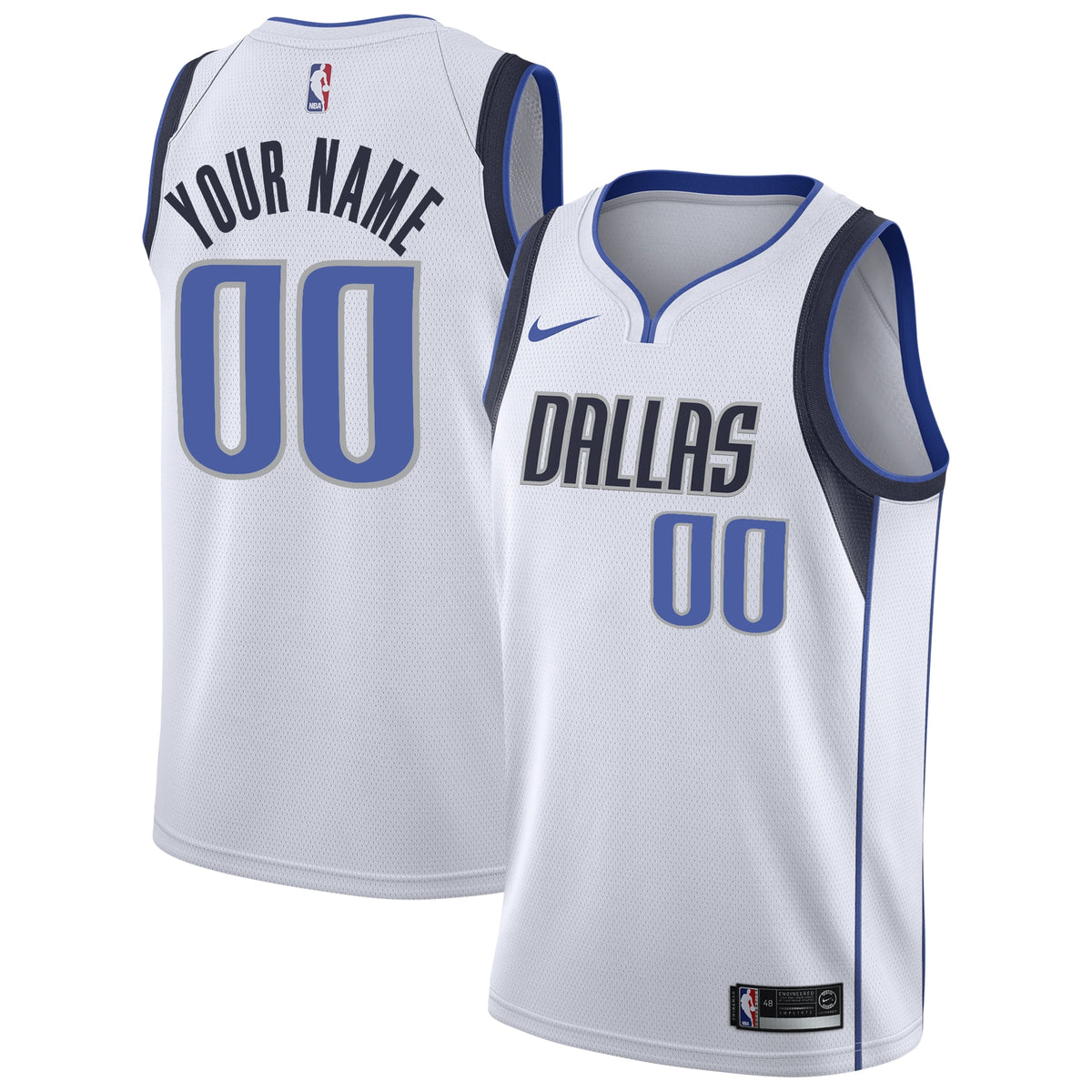 Dallas Mavericks NBA Nike Association Swingman Jersey - Custom - Youth