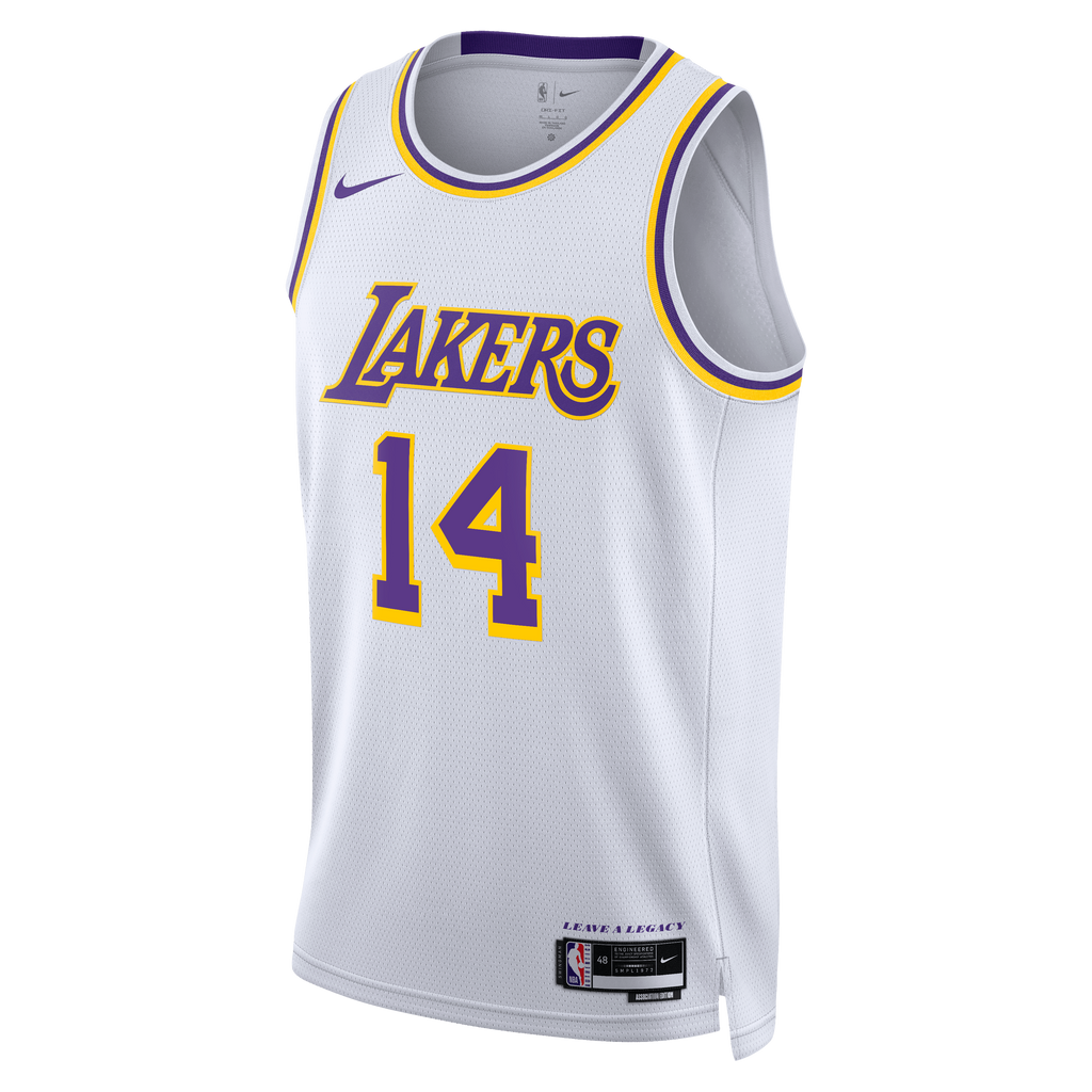Los Angeles Lakers NBA Nike Association Edition Edition Swingman Jersey - White - Walker Kessler - Unisex