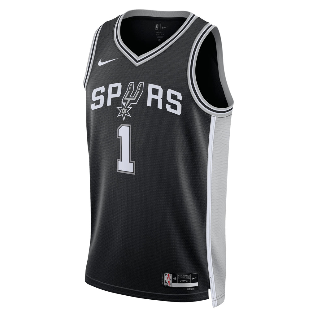 San Antonio Spurs NBA Nike Icon Swingman Jersey - Victor Wembanyama - Men's