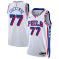 Philadelphia 76ers NBA Nike Association Edition Swingman Jersey - White - VJ Edgecombe - Unisex
