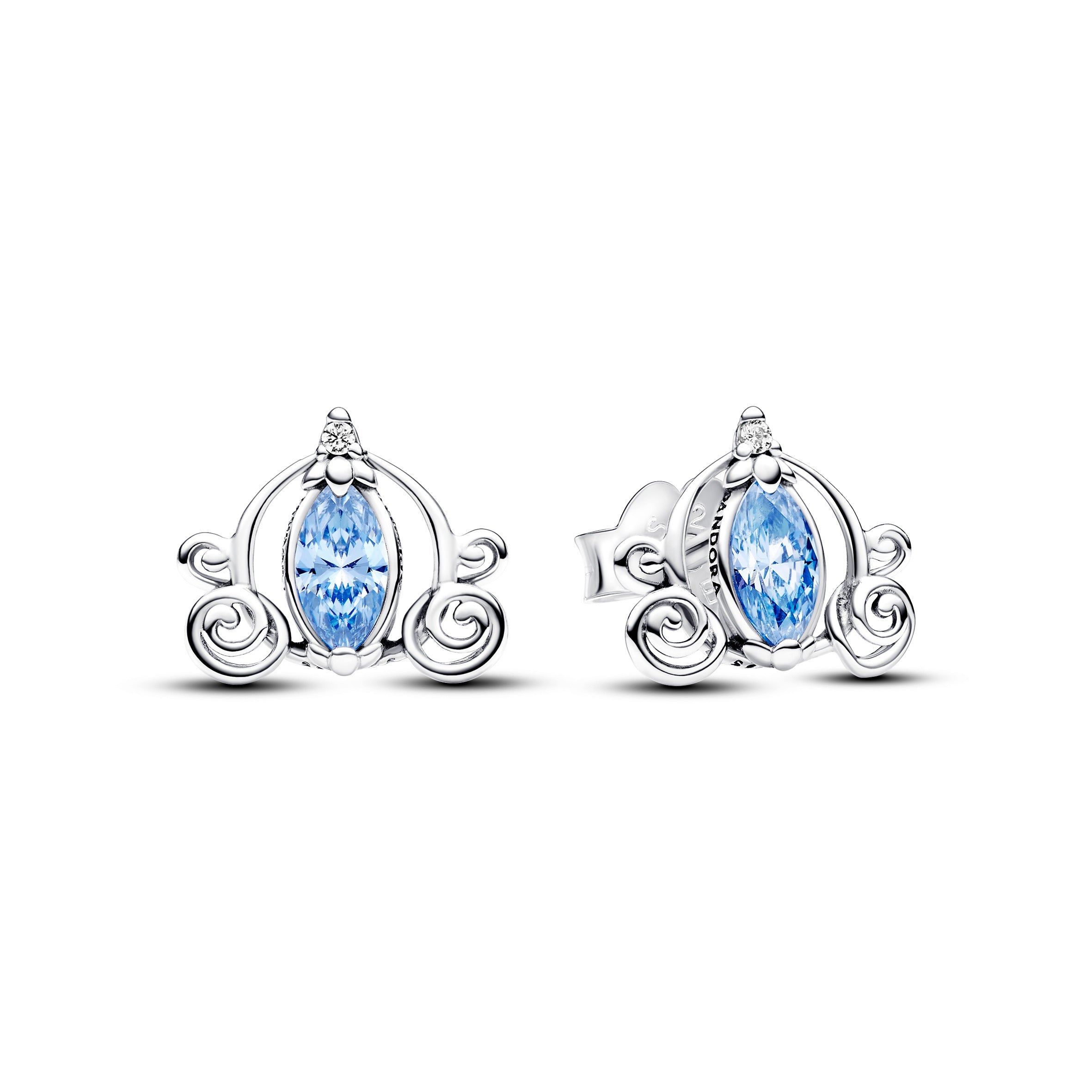 PANDORA Disney Cinderella S Carriage Stud Earrings Statement Ring Jewelry Gift