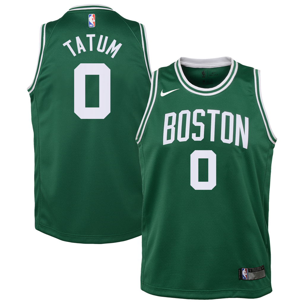 Boston Celtics NBA Nike Icon Edition Swingman Jersey - Kelly Green - Jayson Tatum - Youth