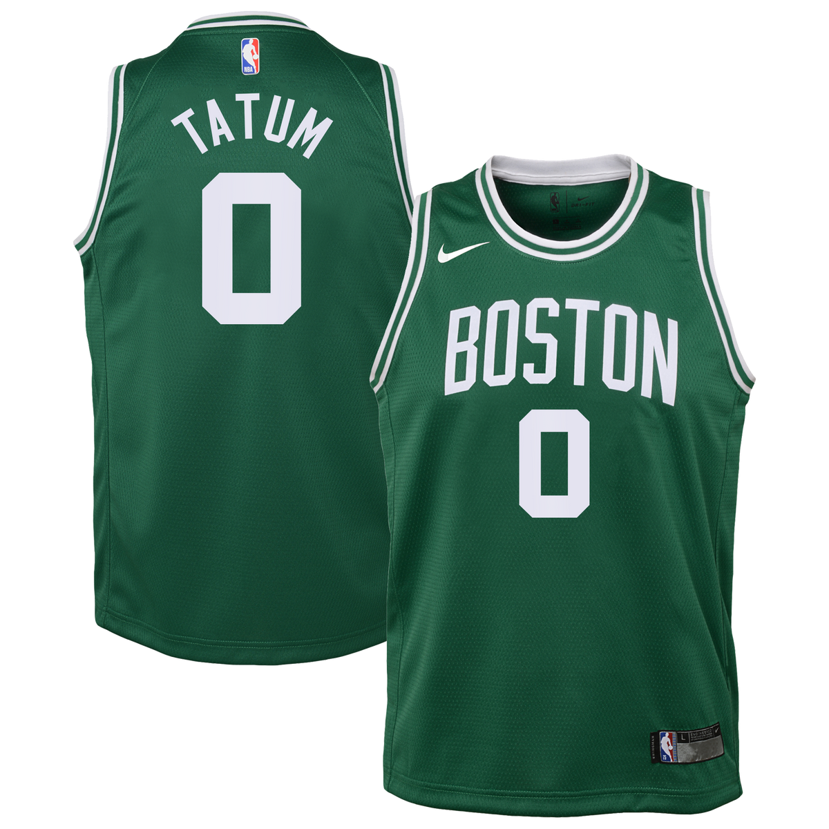 Boston Celtics NBA Nike Icon Edition Swingman Jersey - Kelly Green - Jayson Tatum - Youth