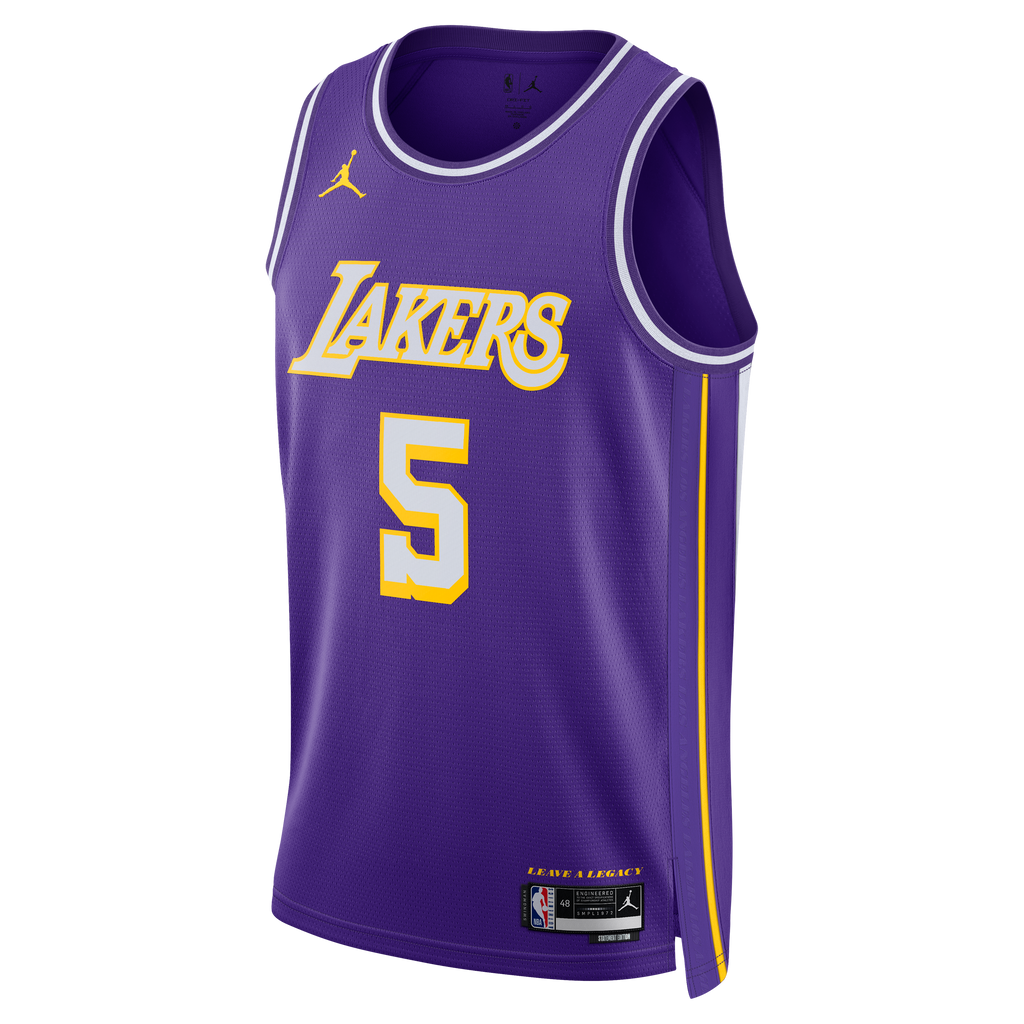 Los Angeles Lakers NBA Jordan Brand Statement Edition Jersey - Purple - Quentin Grimes - Unisex