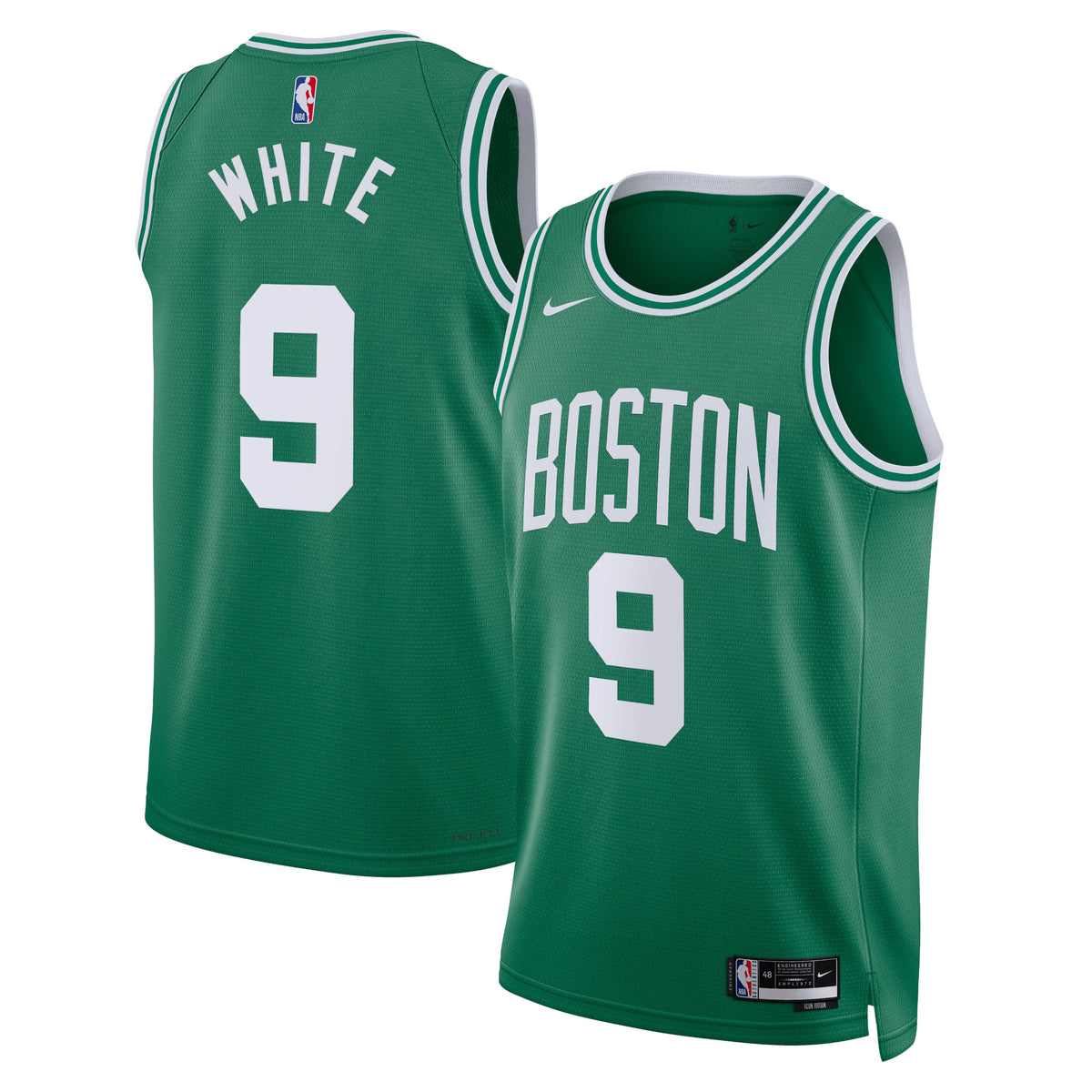 Boston Celtics NBA Nike Icon Edition Swingman Jersey - Kelly Green - Derrick White - Unisex
