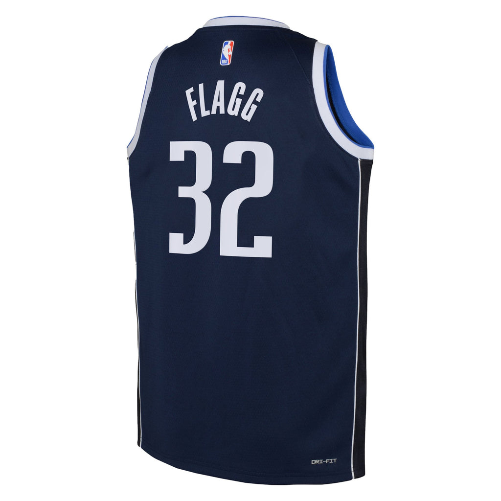 Dallas Mavericks NBA Jordan Brand Statement Edition Swingman Jersey 2025 First Round Draft Pick - Navy - Cooper Flagg - Youth