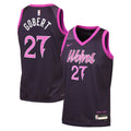 Minnesota Timberwolves NBA Nike 2025/26 City Edition Swingman Jersey - Black - Rudy Gobert - Youth