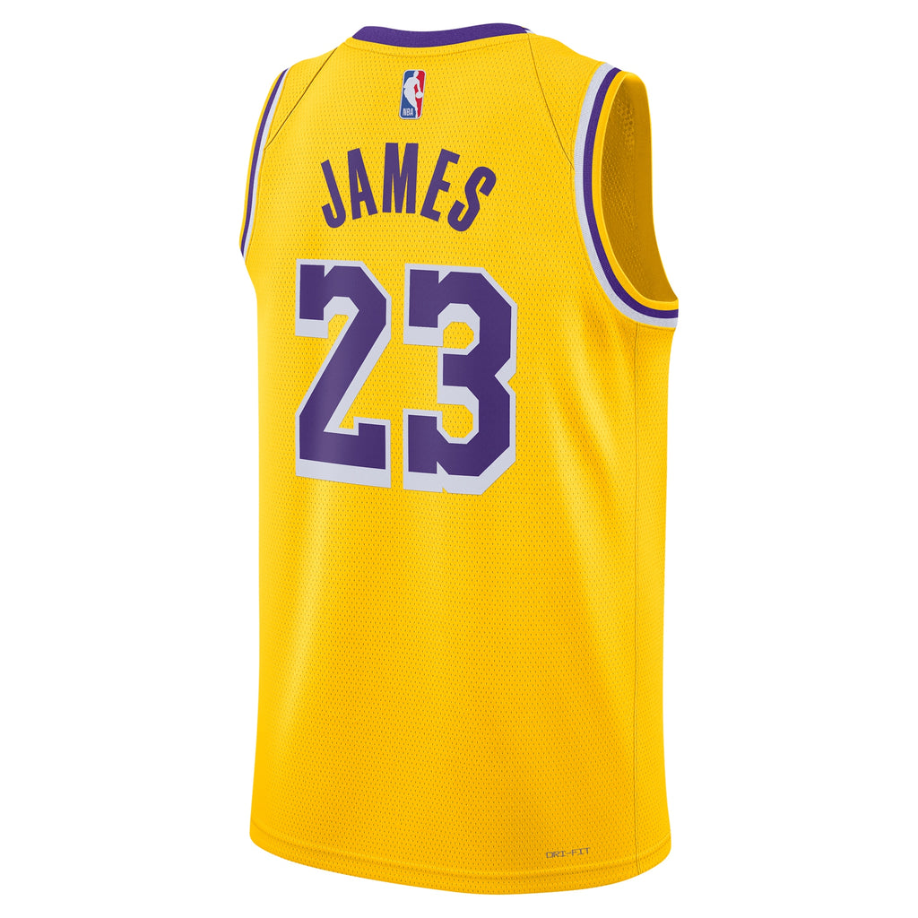 Los Angeles Lakers NBA Nike Icon Swingman Jersey - LeBron James - Unisex
