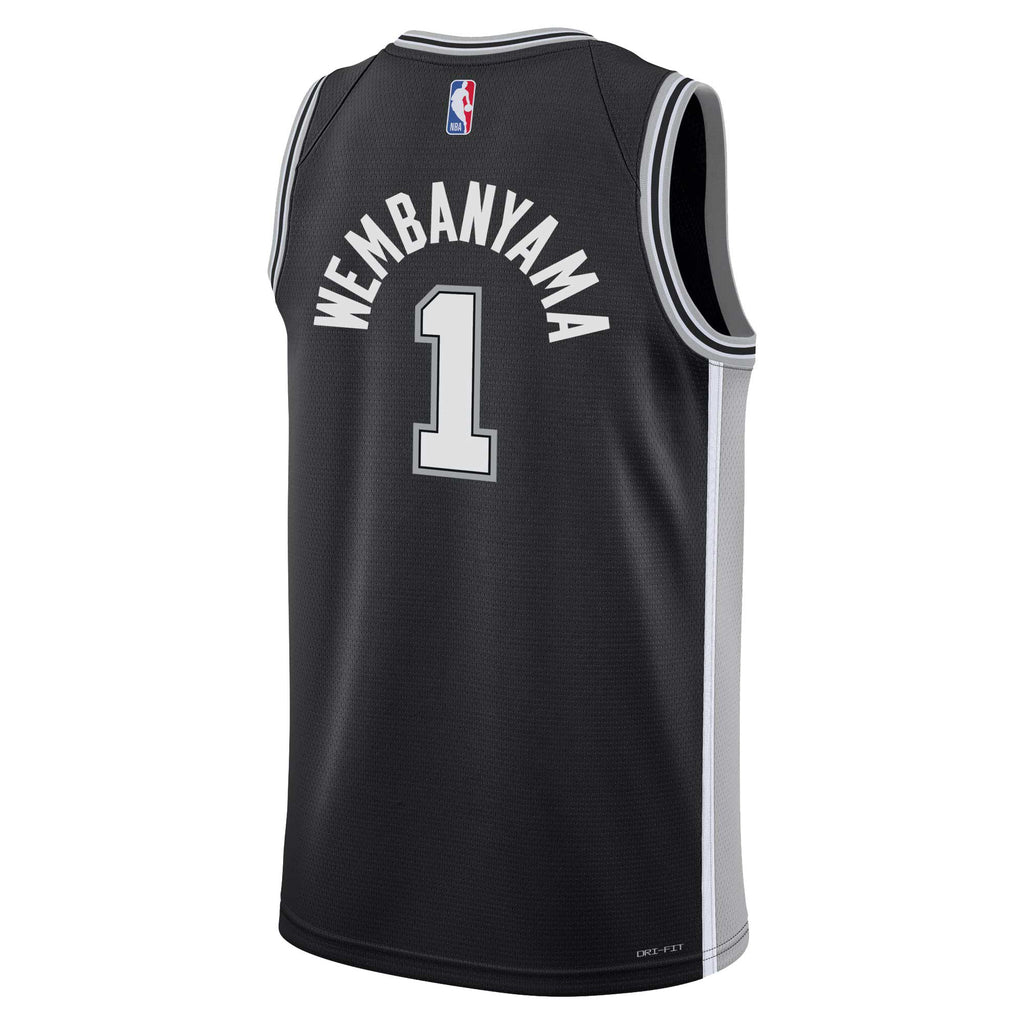San Antonio Spurs NBA Nike Icon Swingman Jersey - Victor Wembanyama - Youth