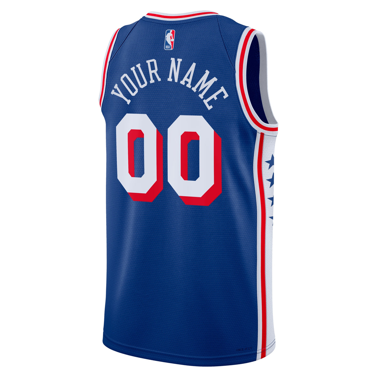 Philadelphia 76ers NBA Nike Icon Swingman Jersey - Custom - Unisex