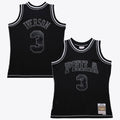 Philadelphia 76ers NBA Mitchell & Ness Allen Iverson 1996 Contrast 2K Swingman Jersey - Black