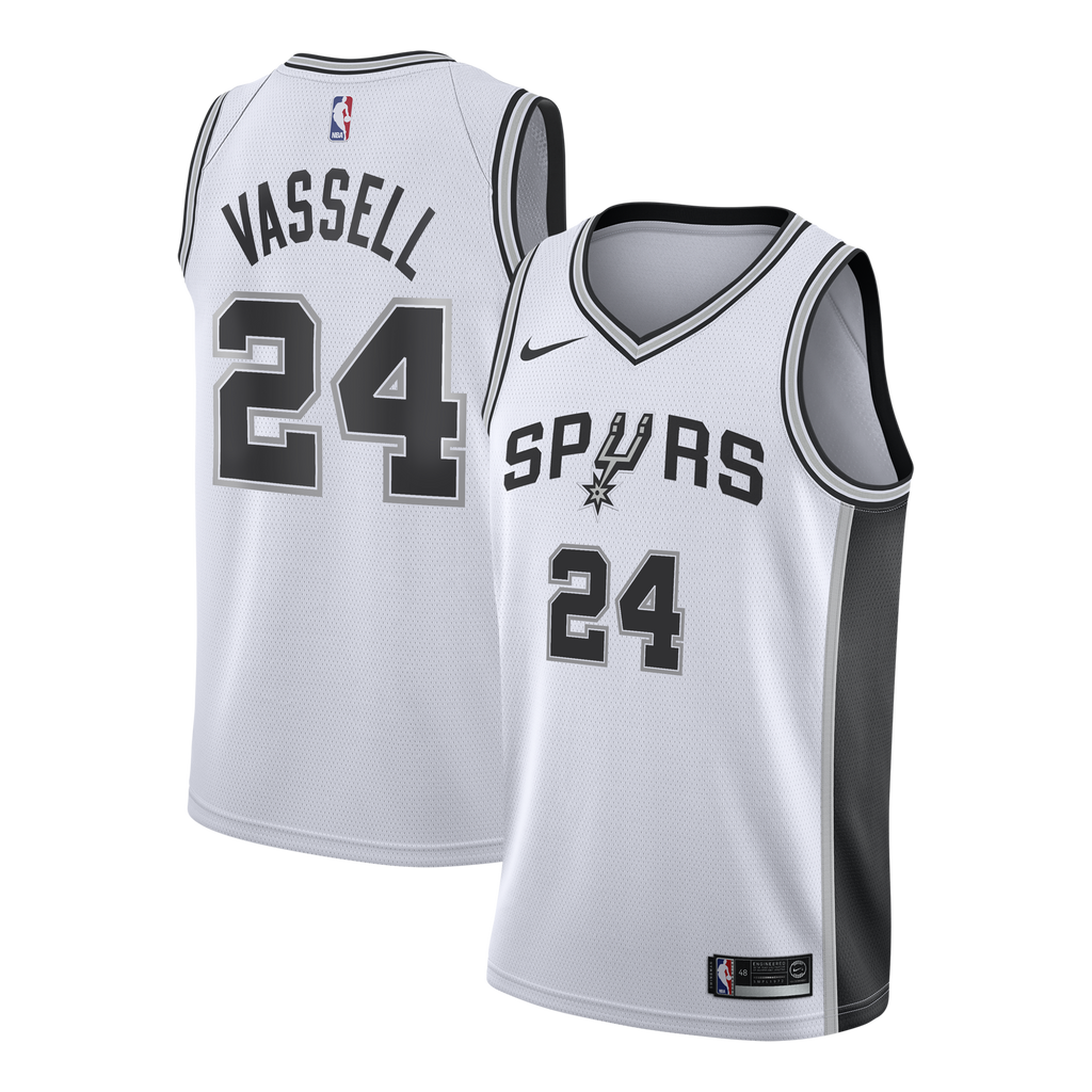 San Antonio Spurs NBA Nike Association Edition Swingman Jersey – White - Devin Vassell - Youth