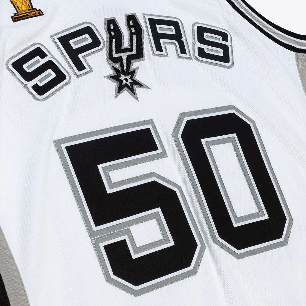 San Antonio Spurs NBA Mitchell & Ness David Robinson 2002 Home Finals Authentic Jersey - White