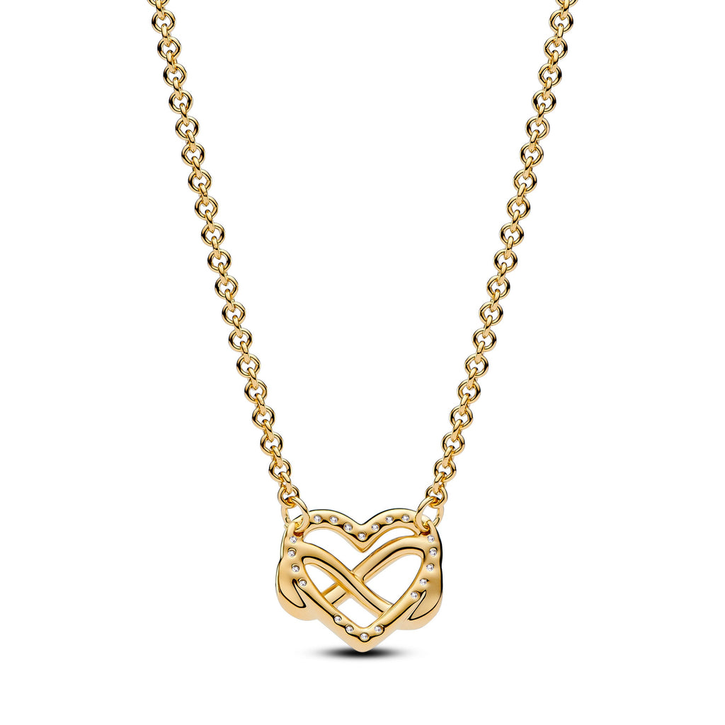 PANDORA Sparkling Infinity Heart Collier Necklace Necklaces Pendant Necklace Jewelry Gift