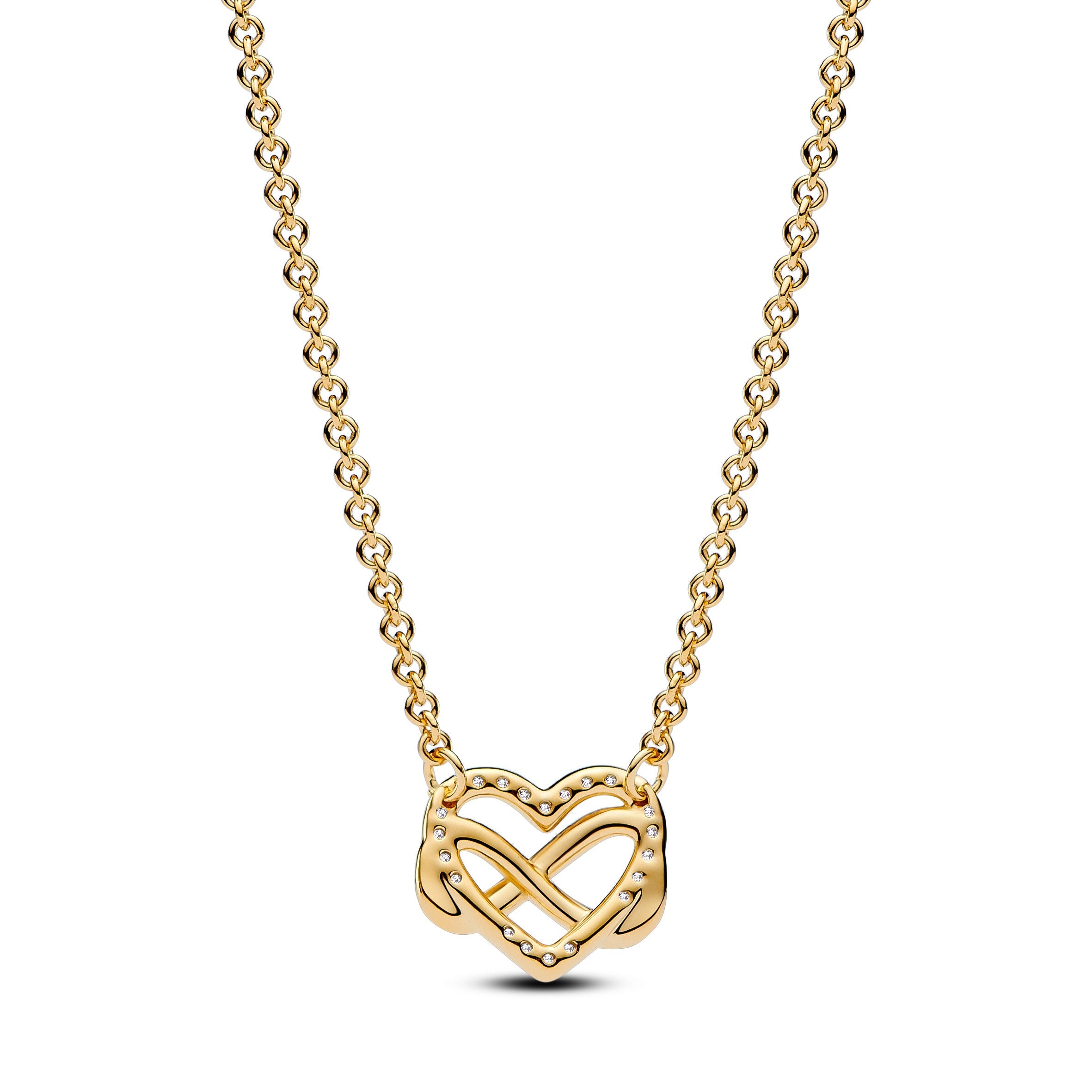 PANDORA Sparkling Infinity Heart Collier Necklace Necklaces Pendant Necklace Jewelry Gift