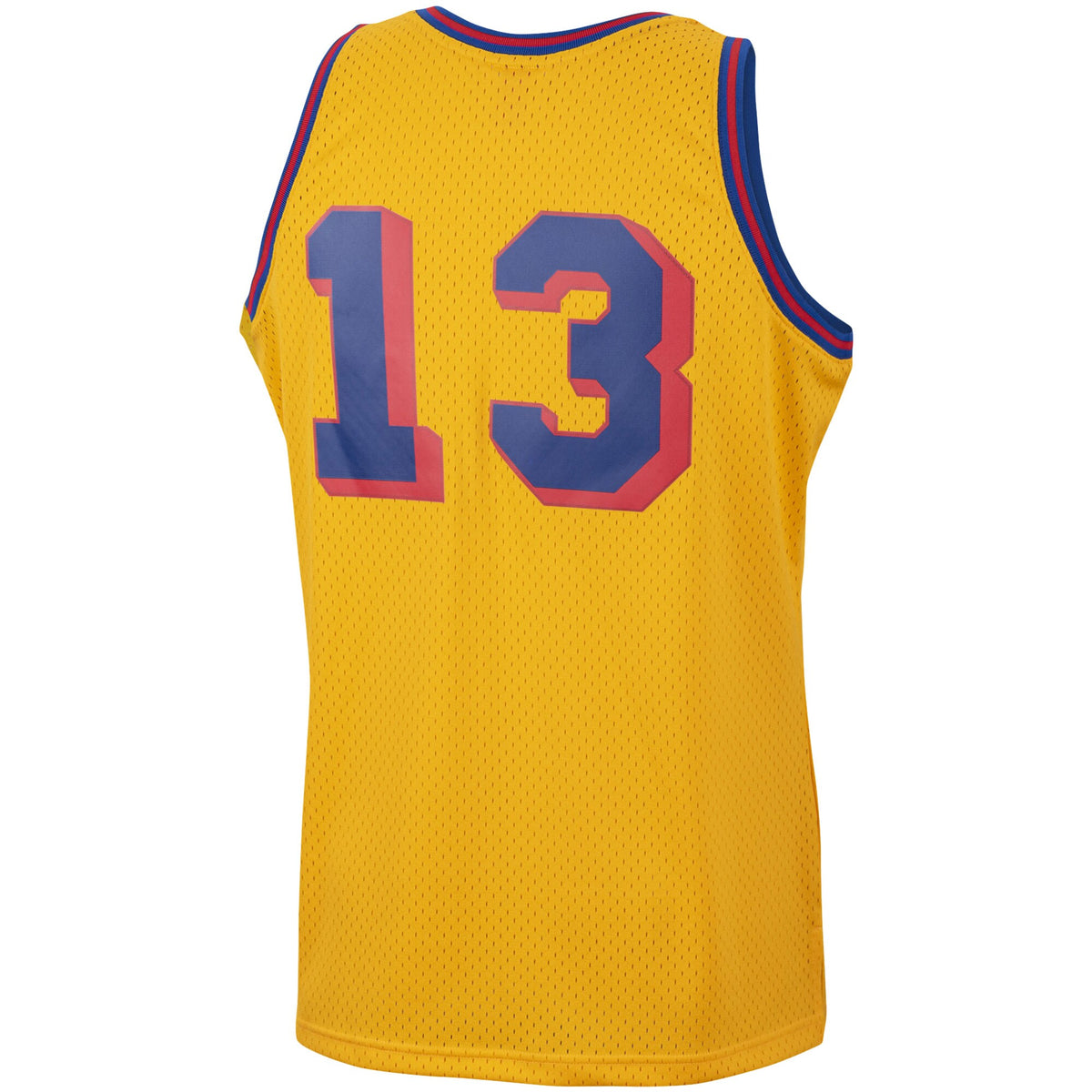 Golden State Warriors NBA Men's Mitchell & Ness Wilt Chamberlain Gold San Francisco 1962-63 Hardwood Classics Swingman Jersey