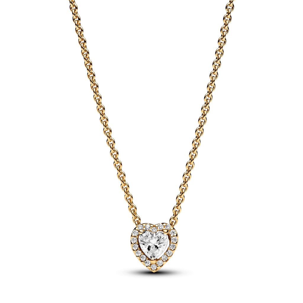 PANDORA Sparkling Heart Collier Necklace Necklaces Pendant Necklace Jewelry Gift
