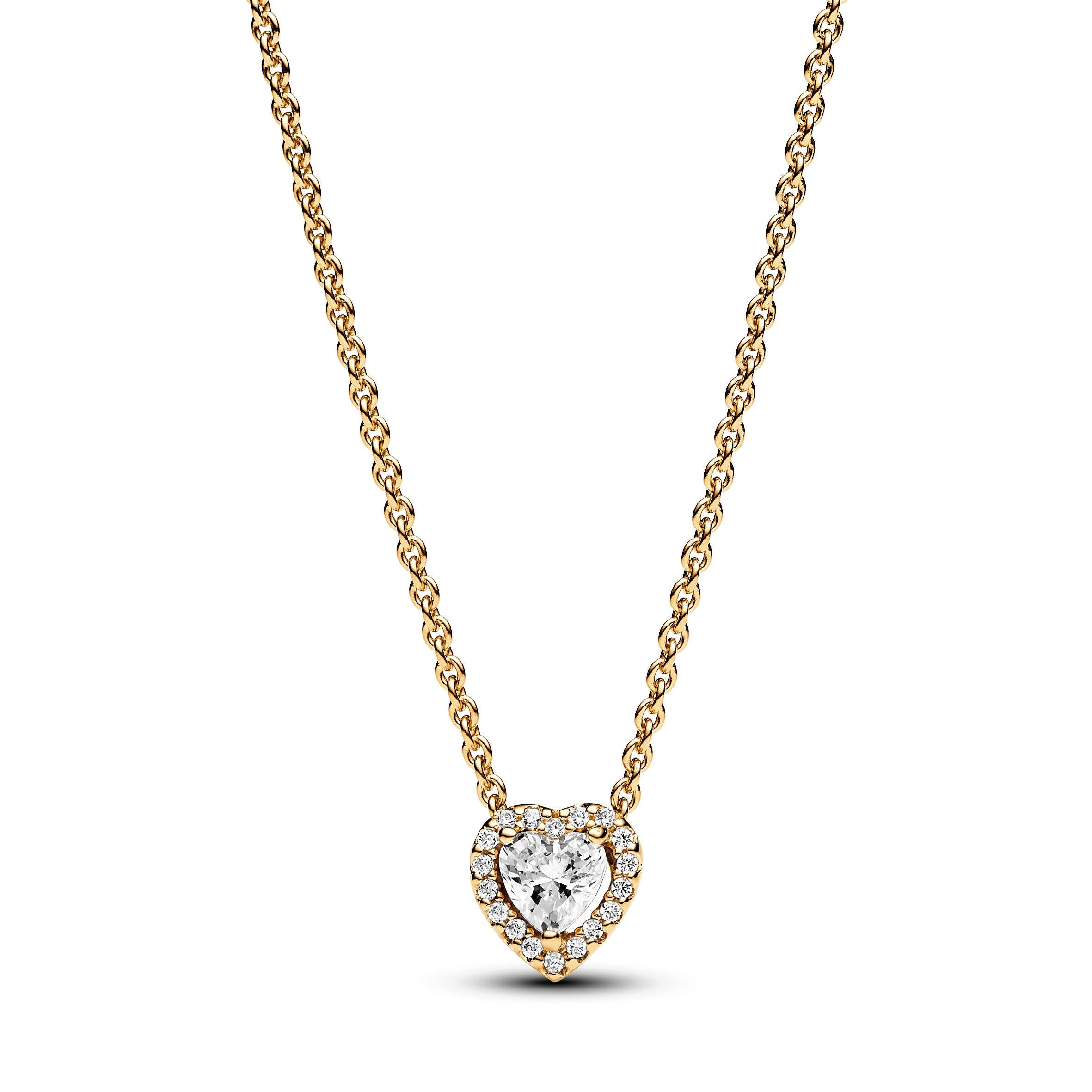 PANDORA Sparkling Heart Collier Necklace Necklaces Pendant Necklace Jewelry Gift