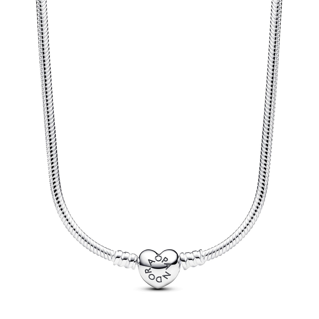 PANDORA Moments Heart Clasp Snake Chain Necklace Necklaces Pendant Necklace Jewelry Gift
