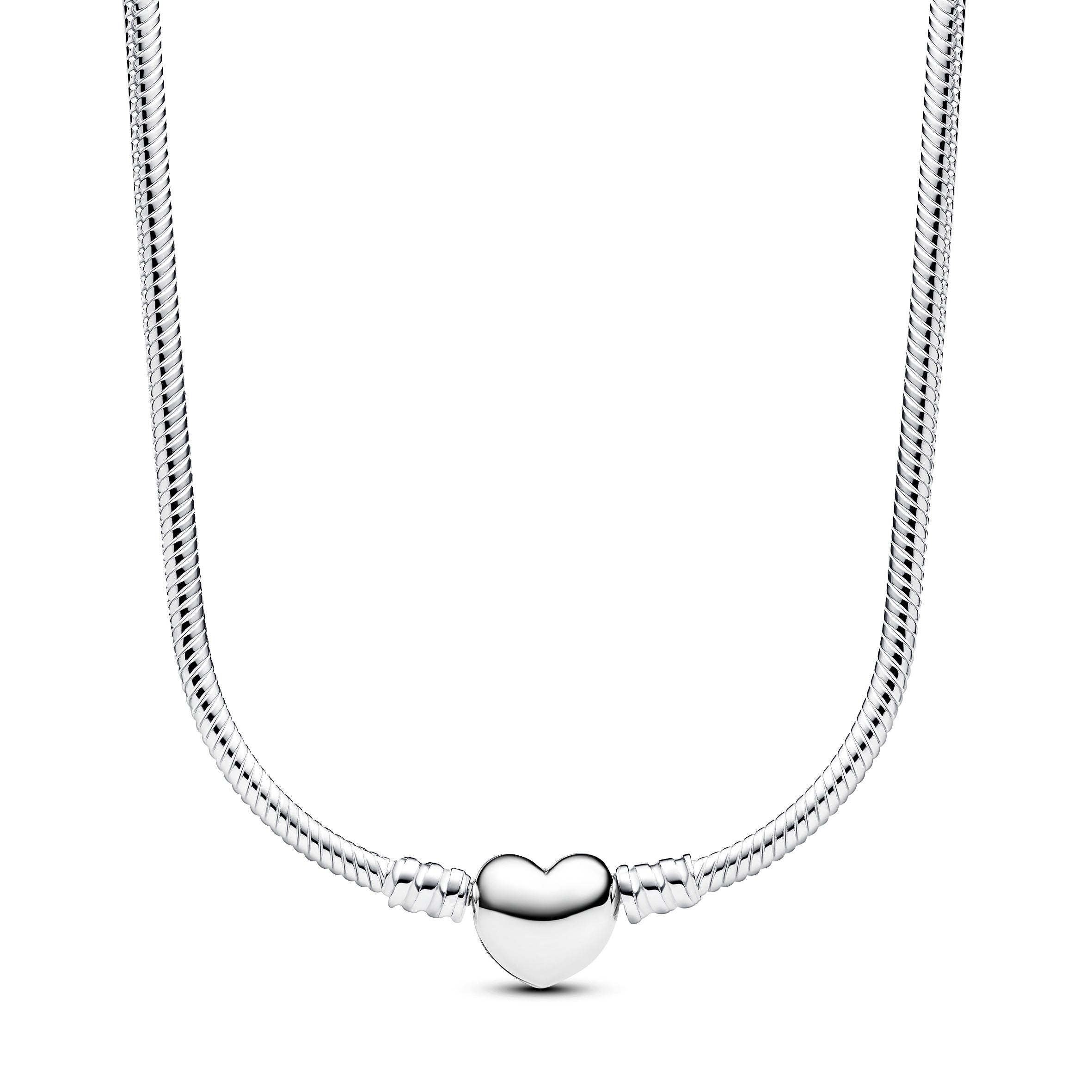PANDORA Moments Heart Clasp Snake Chain Necklace Necklaces Pendant Necklace Jewelry Gift