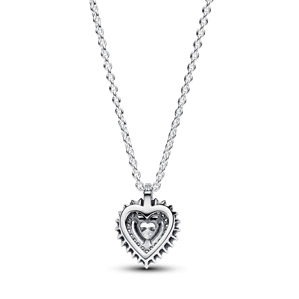 PANDORA Sparkling Heart Halo Pendant Necklace Necklaces Jewelry Gift