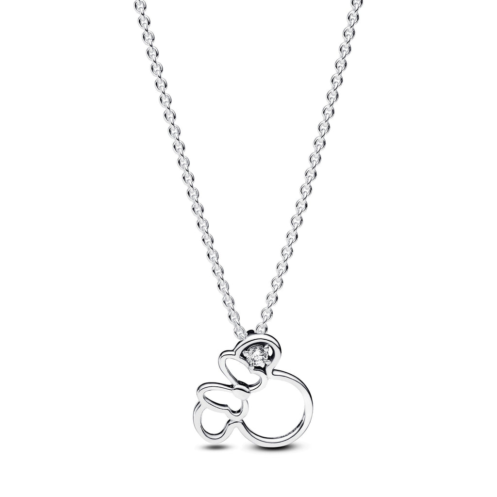 PANDORA Disney Minnie Mouse Silhouette Collier Necklace Disney X PANDORA Necklaces Pendant Necklace Jewelry Gift