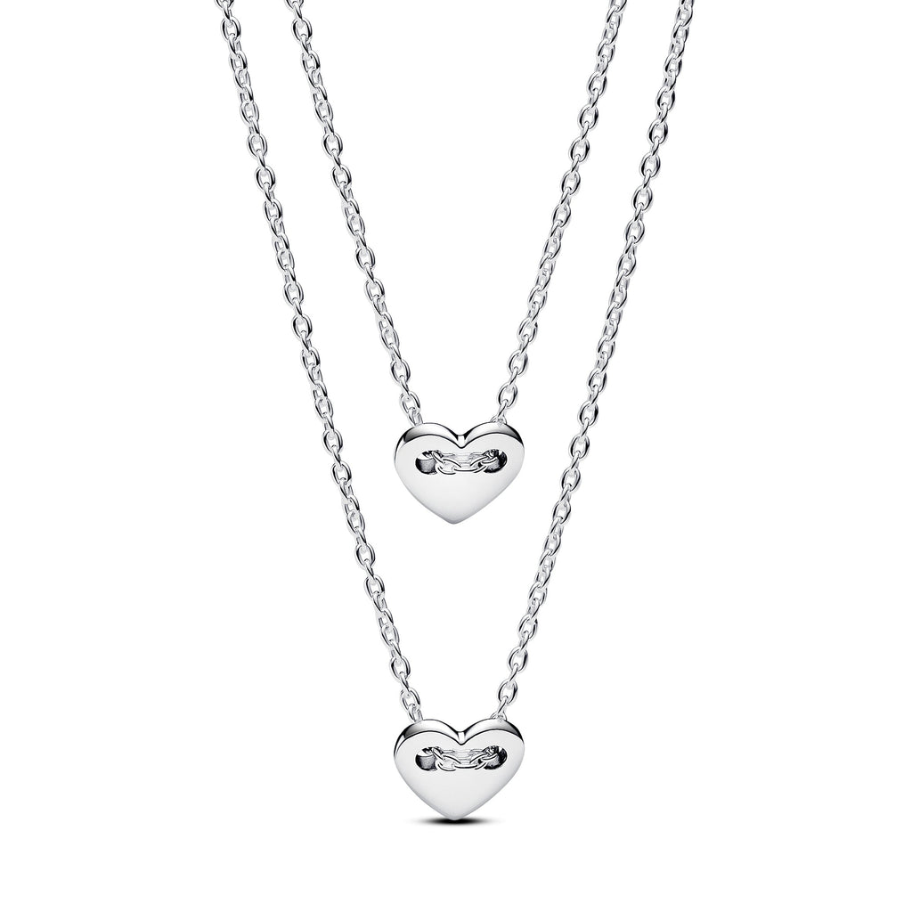 PANDORA Forever And Always Splittable Heart Collier Necklaces Pendant Necklace Jewelry Gift
