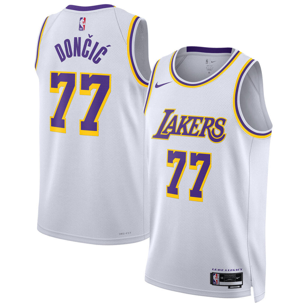 Los Angeles Lakers NBA Nike Association Swingman Jersey - Luka Doncic - Unisex