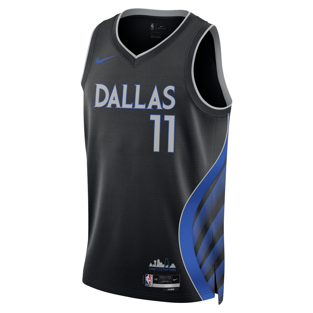 Dallas Mavericks NBA Nike 2025/26 City Edition Swingman Jersey - Black - Kyrie Irving - Unisex