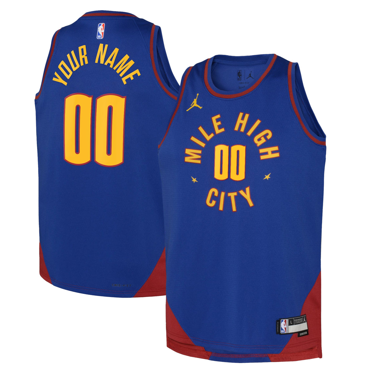 Denver Nuggets NBA Jordan Statement Swingman Jersey 22 - Custom - Youth