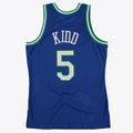 Dallas Mavericks NBA Jason Kidd 1997 Hardwood Classics Road Swingman Jersey By Mitchell & Ness - Royal - Men's