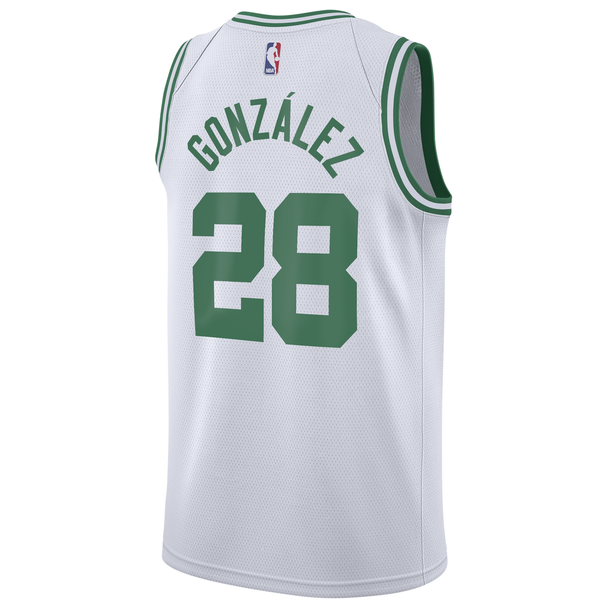 Boston Celtics NBA Nike Association Edition Swingman Jersey - White - Hugo González - Youth