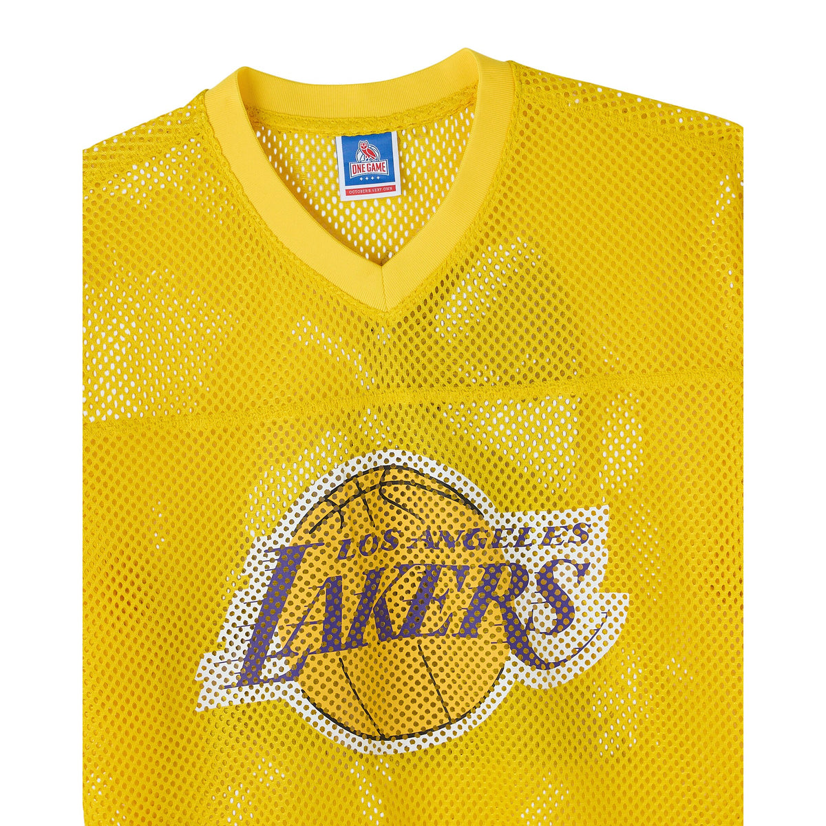 Los Angeles Lakers NBA X OVO Mesh Football Jersey - Men's