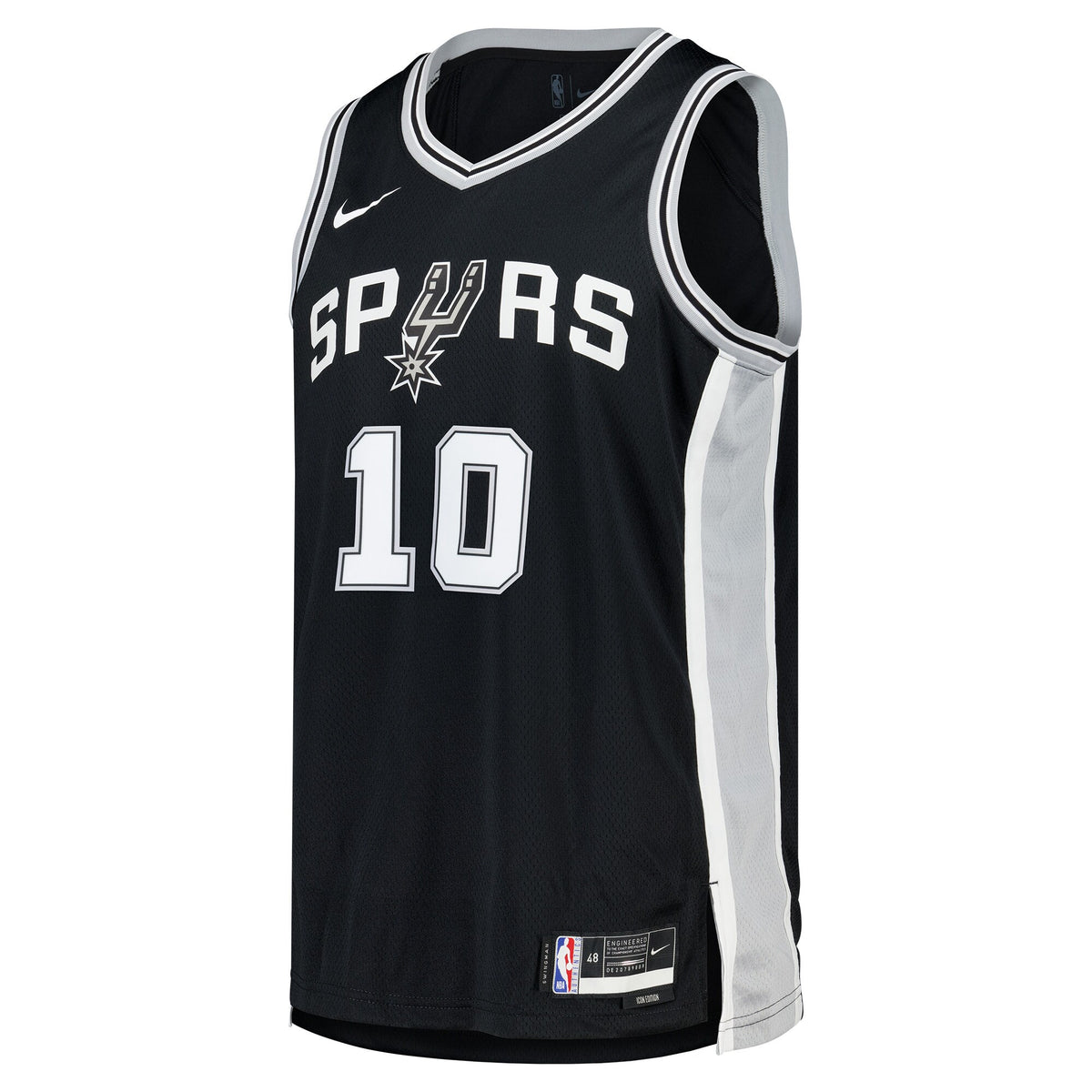 San Antonio Spurs NBA Nike Icon Jersey - Jeremy Sochan - Unisex