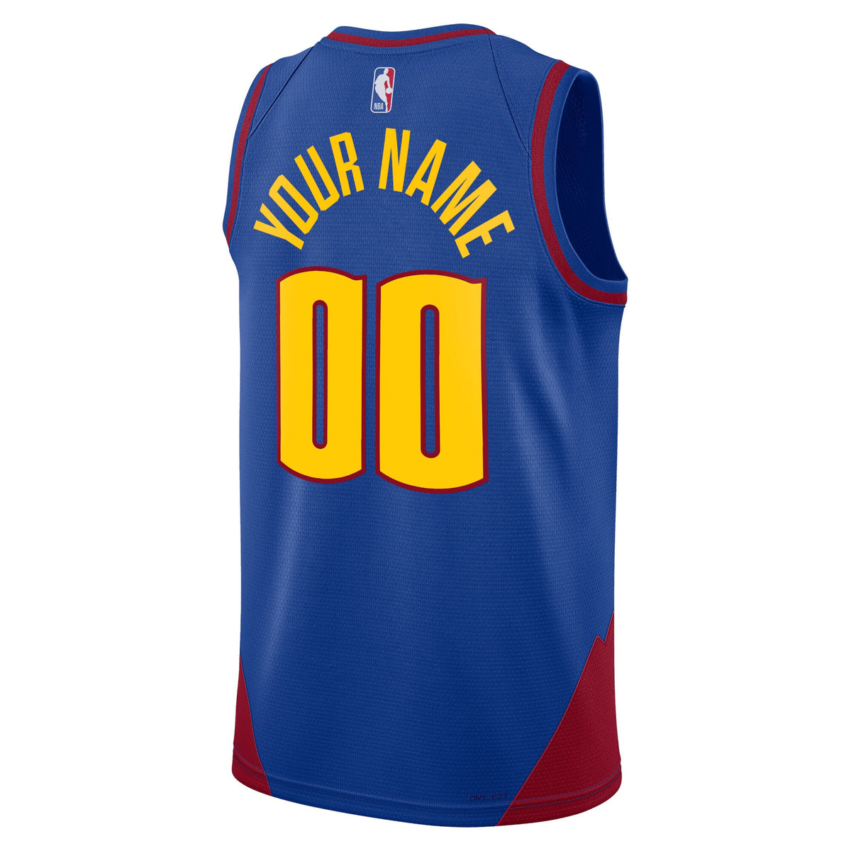 Denver Nuggets NBA Jordan Statement Swingman Jersey - Custom - Unisex