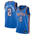Oklahoma City Thunder NBA Nike Icon Edition Swingman Jersey - Blue - Shai Gilgeous-Alexander - Unisex