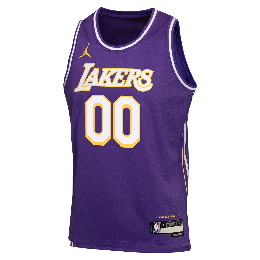 Los Angeles Lakers NBA Jordan Statement Jersey - Custom - Youth