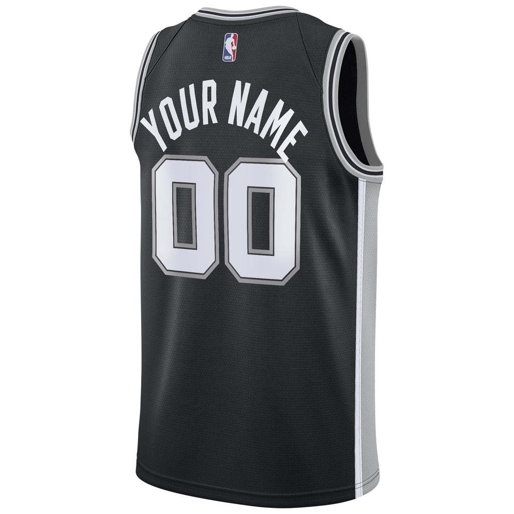 San Antonio Spurs NBA Nike Icon Swingman Jersey - Custom - Youth