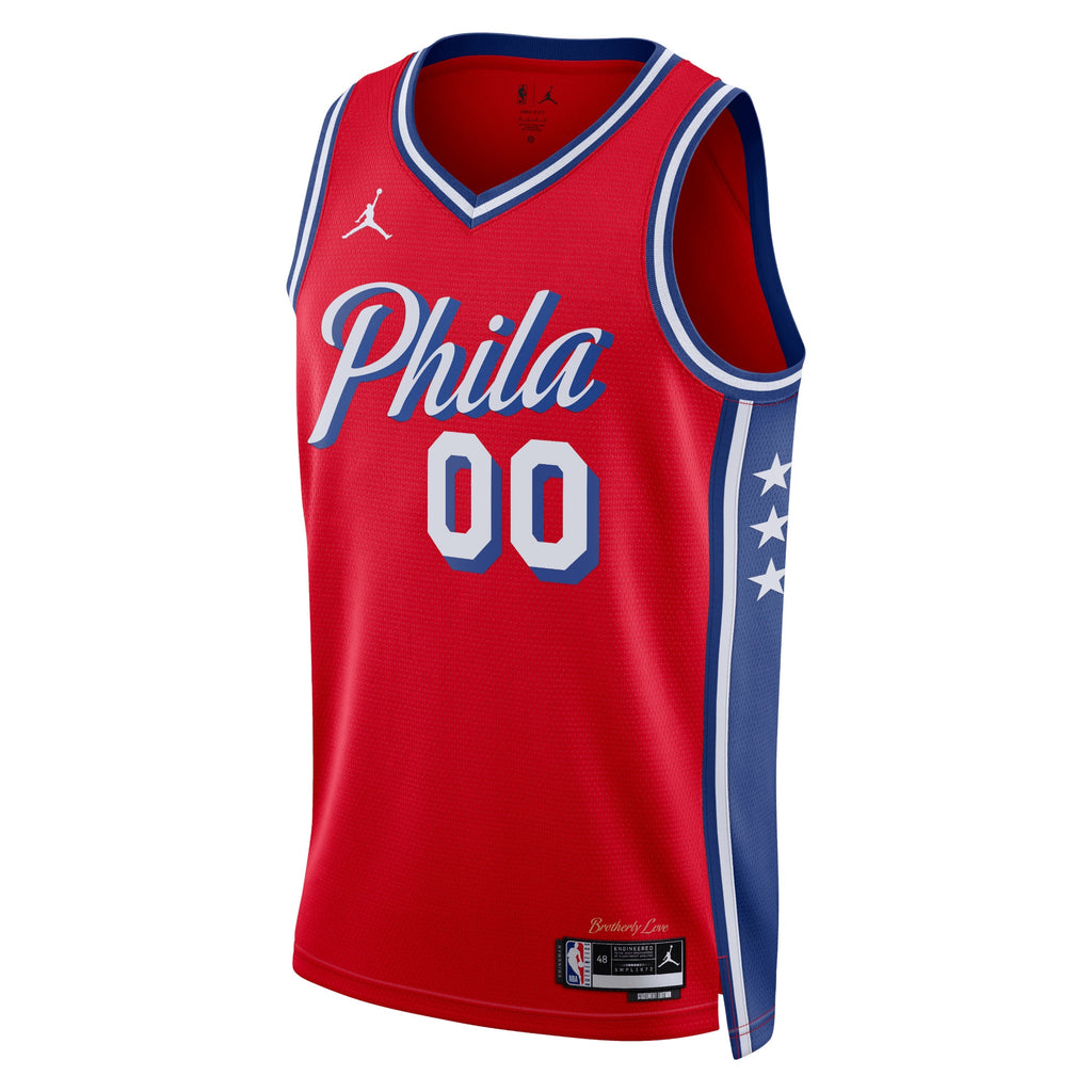 Philadelphia 76ers NBA Jordan Statement Swingman Jersey - Custom - Unisex