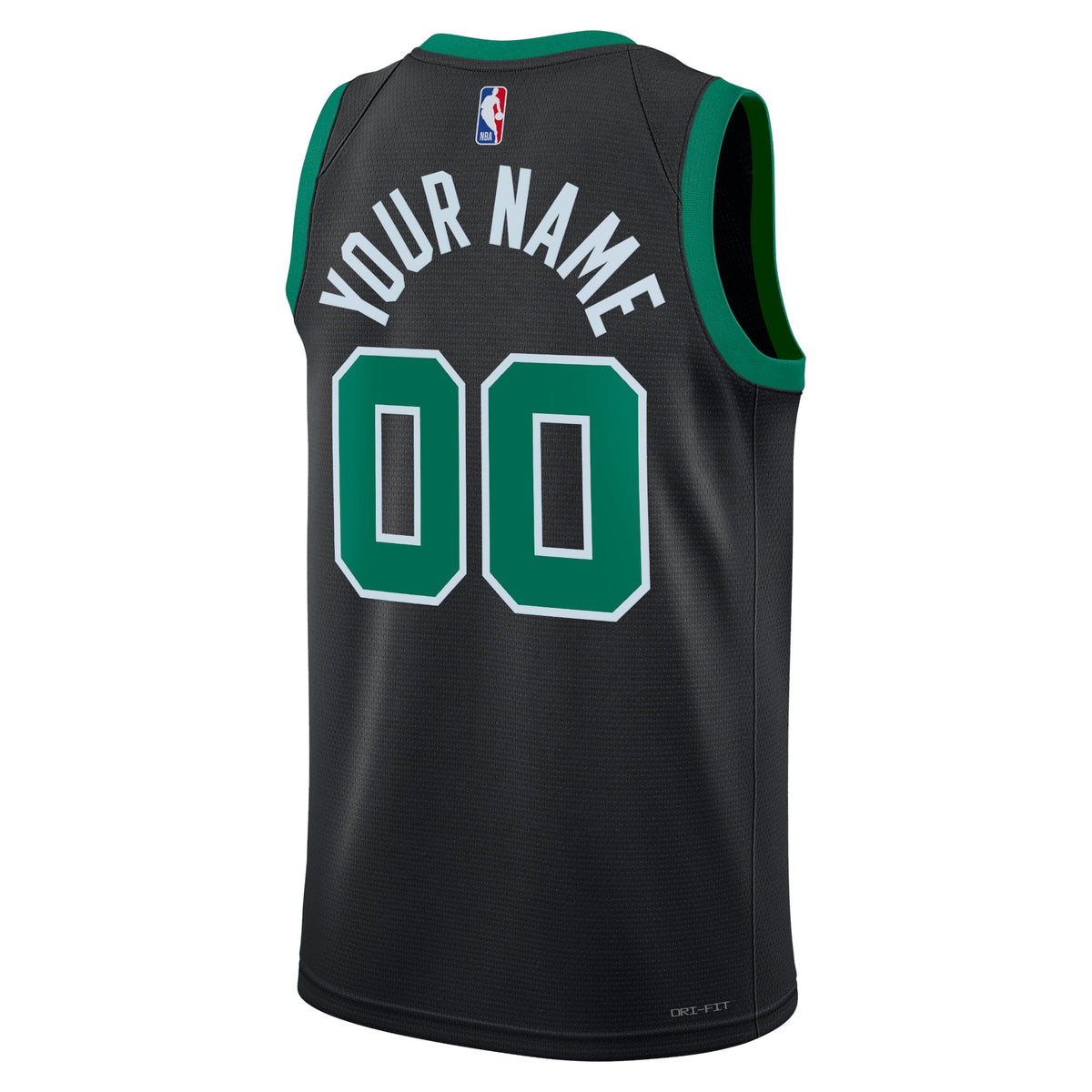 Boston Celtics NBA Jordan Brand Statement Edition Swingman Jersey - Black - Custom - Unisex