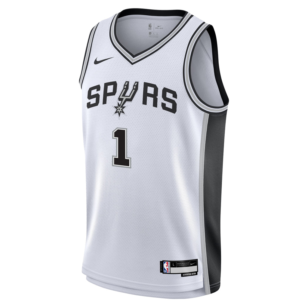 San Antonio Spurs NBA Nike Association Swingman Jersey - Victor Wembanyama - Youth