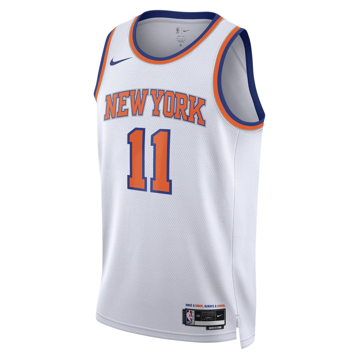 New York Knicks NBA Nike Association Edition Swingman Jersey - White - Jalen Brunson - Unisex