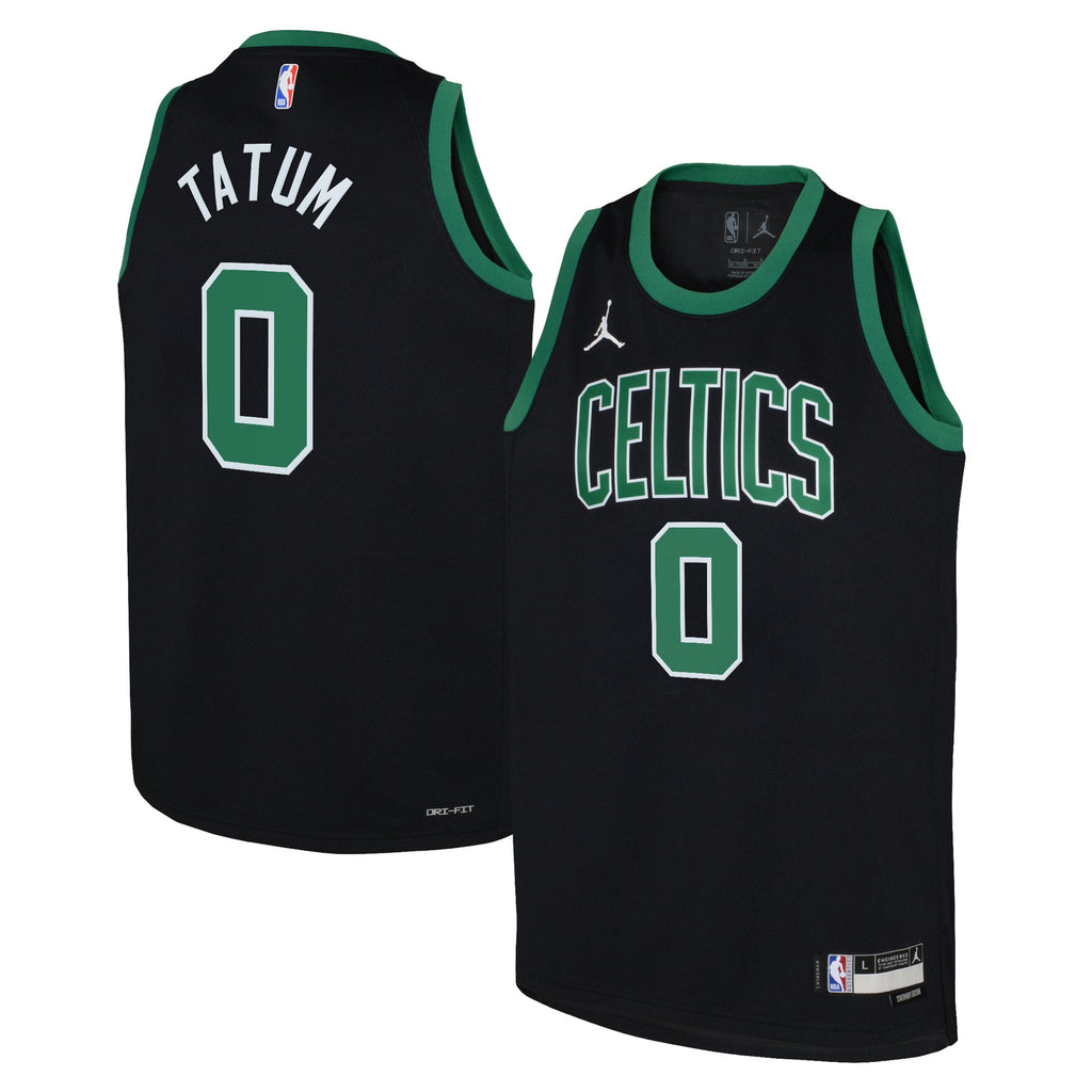 Boston Celtics NBA Jordan Brand Statement Edition Swingman Jersey 22 - Black - Jayson Tatum - Youth