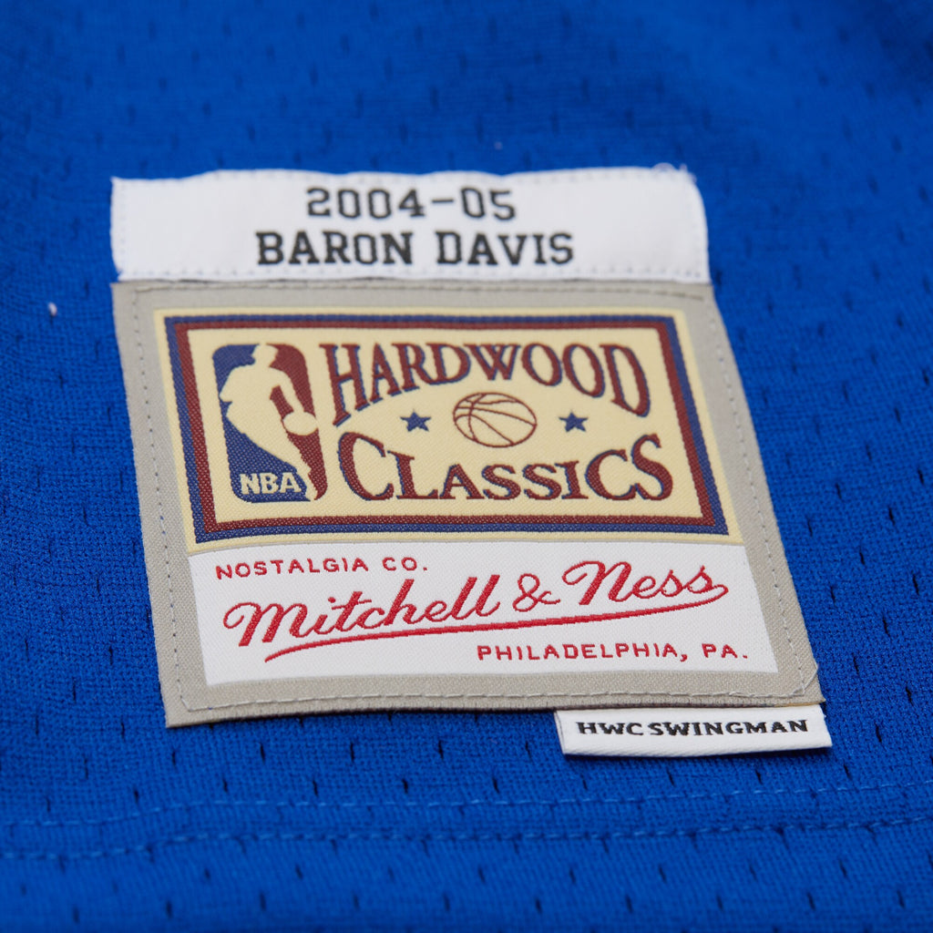 Golden State Warriors NBA Mitchell & Ness Swingman Jersey 2004 Baron Davis