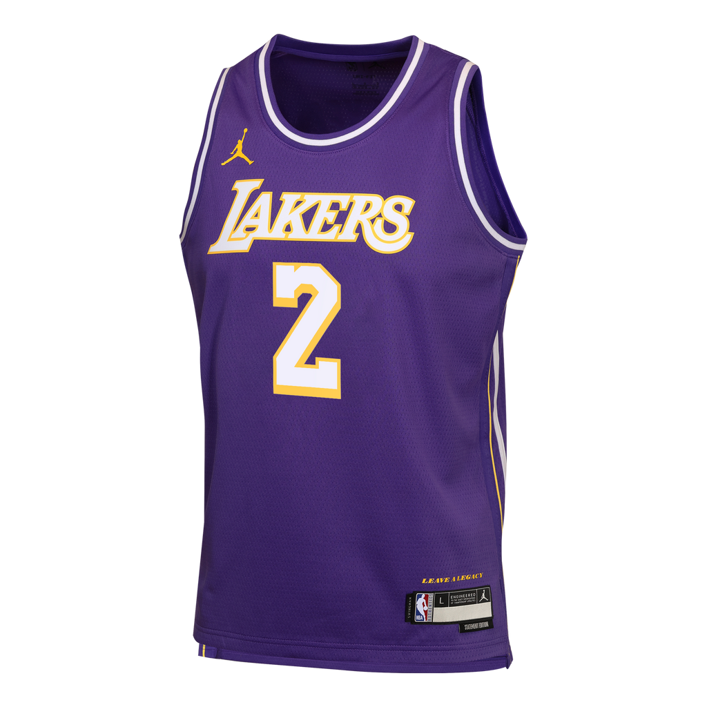 Los Angeles Lakers NBA Jordan Brand Statement Edition Jersey - Purple - Jarred Vanderbilt - Youth