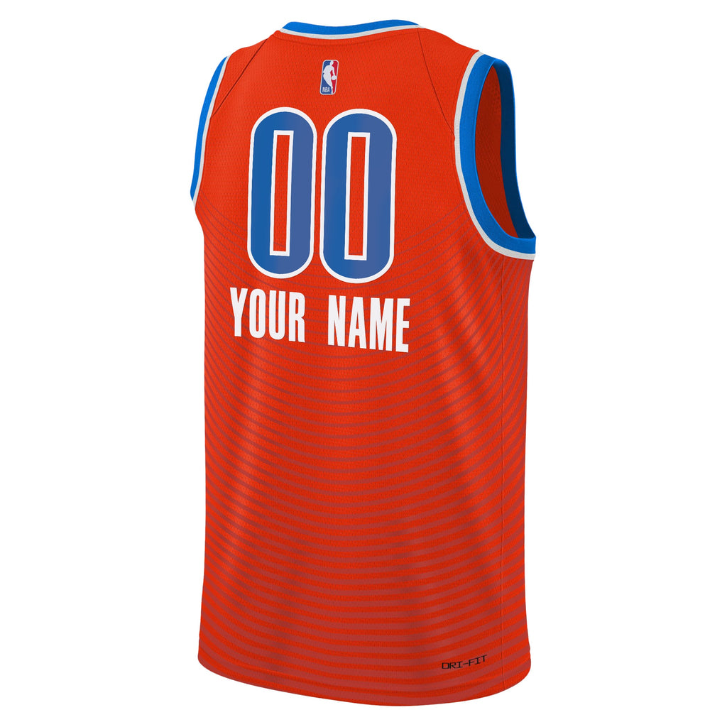 Oklahoma City Thunder NBA Jordan Statement Swingman Jersey 22 - Custom - Youth